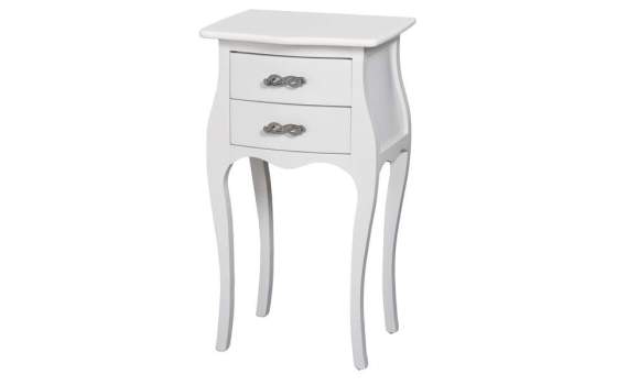 Mesilla Formas 2 Cajones Blanca Design