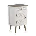 Mesilla Noche Blanca 1 Puerta 1 Cajon  Serie Arpentis