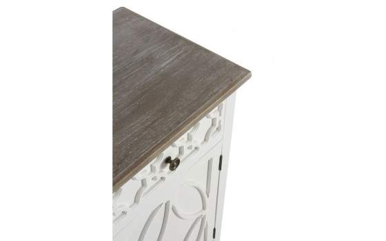 Mesilla Noche Blanca 1 Puerta 1 Cajon  Serie Arpentis