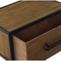 Mesilla Noche Rustica Industrial 1 Cajon Serie Faranta