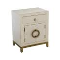 Mesilla Oriental Blanca Estilo Actual 1 Cajon Puertas Abrisl