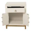 Mesilla Oriental Blanca Estilo Actual 1 Cajon Puertas Abrisl