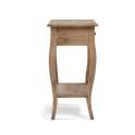 Mesita 1 Cajon y Repisa Industrial Natural Serie Agliata