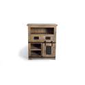 Mesita 1 Puerta Corredera 2 Cajones Estilo Industrial Aibiri