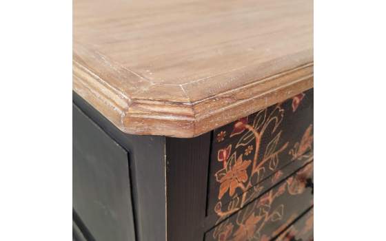 Mesita 3 Cajones Decorados Orientales Serie Batic