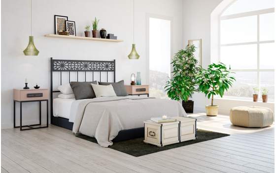 Mesita Acero Madera Diseño Modernista 1 Cajon Tanger Mesita Acero Madera Diseño Modernista 1 Cajon Tanger