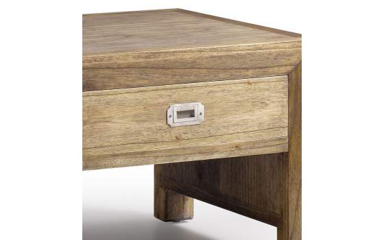 Mesita Auxiliar 1 Cajon Baja Colonial Serie Merapi