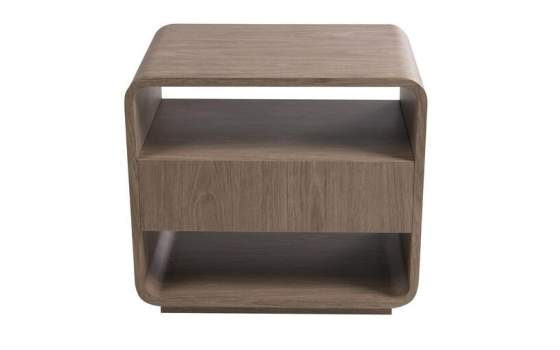 Mesita Auxiliar 2 Estantes Moderna Serie Ligna