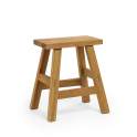 Mesita Auxiliar Rustica de Teca Natural Reciclada Serie Alogny Mesita Auxiliar Rustica de Teca Natural Reciclada Serie Alogny
