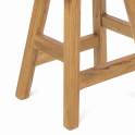 Mesita Auxiliar Rustica de Teca Natural Reciclada Serie Alogny Mesita Auxiliar Rustica de Teca Natural Reciclada Serie Alogny