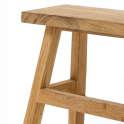 Mesita Auxiliar Rustica de Teca Natural Reciclada Serie Alogny Mesita Auxiliar Rustica de Teca Natural Reciclada Serie Alogny