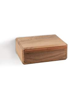 Mesita Colgante 1 Cajon Madera Acacia Natural Adrum