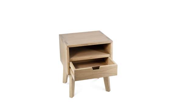 Mesita de Noche 1 Cajon Estilo Nordico Serie Scandi Mesita de Noche 1 Cajon Estilo Nordico Serie Scandi