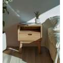 Mesita de Noche 1 Cajon Estilo Nordico Serie Scandi Mesita de Noche 1 Cajon Estilo Nordico Serie Scandi
