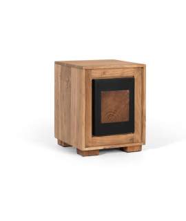 Mesita de Noche Contemporanea 1 Puerta Serie Adaniell