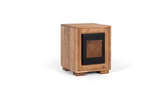 Mesita de Noche Contemporanea 1 Puerta Serie Adaniell