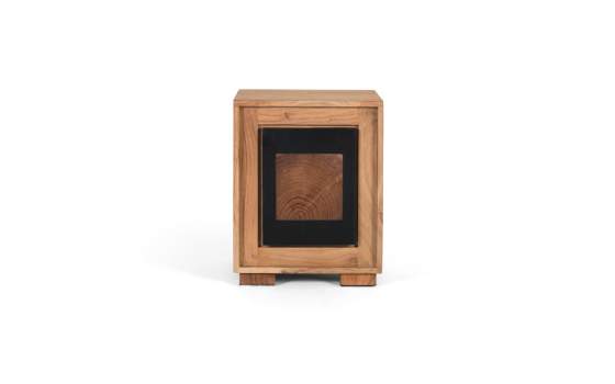 Mesita de Noche Contemporanea 1 Puerta Serie Adaniell