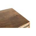 Mesita de Noche Estilo Oriental de Madera Maciza Serie Alpuin Mesita de Noche Estilo Oriental de Madera Maciza Serie Alpuin