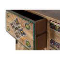 Mesita de Noche Estilo Oriental de Madera Maciza Serie Alpuin Mesita de Noche Estilo Oriental de Madera Maciza Serie Alpuin