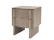 Mesita de Noche Moderna 2 cajones Fresno Lavado Winters
