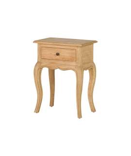 Mesita de Noche Rustica Clasica 1 Cajon - Serie Alepy
