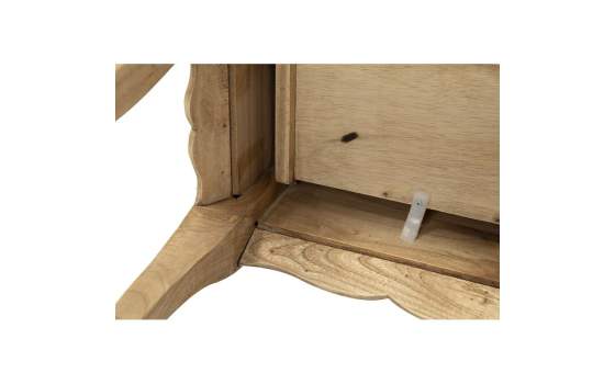 Mesita de Noche Rustica Clasica 1 Cajon - Serie Alepy