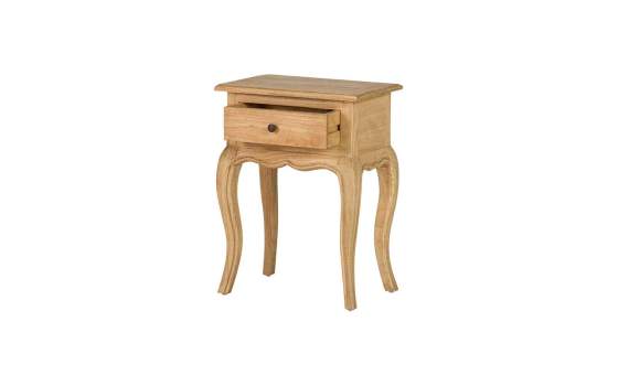 Mesita de Noche Rustica Clasica 1 Cajon - Serie Alepy