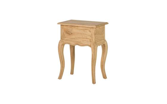 Mesita de Noche Rustica Clasica 1 Cajon - Serie Alepy