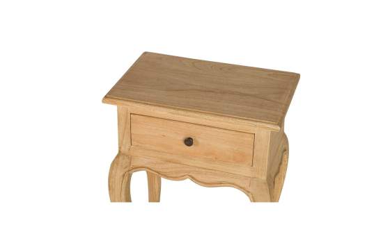 Mesita de Noche Rustica Clasica 1 Cajon - Serie Alepy