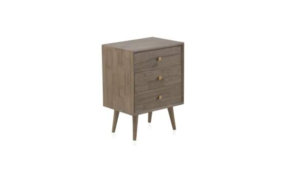 Mesita Dormitorio 1 Cajon 1 Puerta Estilo Actual Serie Aerost