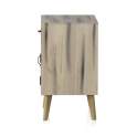 Mesita Dormitorio 1 cajon 1 puerta Estilo Actual Serie Alamos