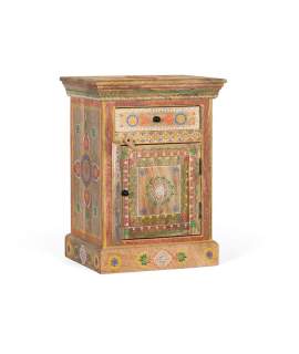 Mesita Dormitorio 1 Cajon 1 Puerta Oriental Decorada Anthin