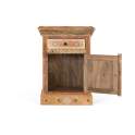 Mesita Dormitorio 1 Cajon 1 Puerta Oriental Decorada Anthin
