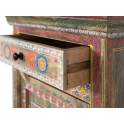 Mesita Dormitorio 1 Cajon 1 Puerta Oriental Decorada Anthin