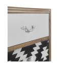 Mesita Dormitorio 2 Cajones Decorados Estilo Retro Patrones