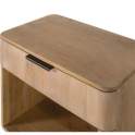 Mesita Dormitorio Actual 1 Cajon Madera Mango Serie Adyer