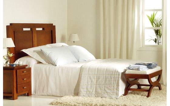 2 Mesita Dormitorio Colonial 3 Cajones Serie Anlezy