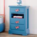 Mesita Dormitorio Juvenil Forja con 3 Cajones Madera Fantasia Mesita Dormitorio Juvenil Forja con 3 Cajones Madera Fantasia