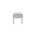Mesita Dormitorio Moderna 1 Cajon Color Crema Brillo Amalfi