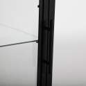 Mesita Industrial Metal Acristalada 1 Puerta Serie Kilrea Mesita Industrial Metal Acristalada 1 Puerta Serie Kilrea