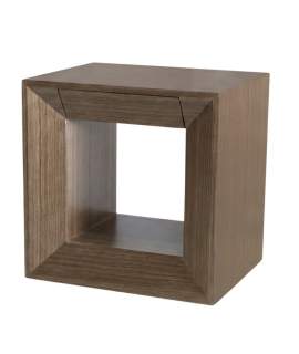 Mesita Noche 1 Cajon Estilo Moderno - Serie Esenzia
