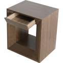 Mesita Noche 1 Cajon Estilo Moderno - Serie Esenzia