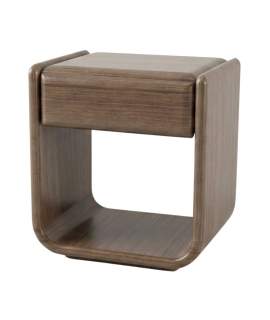 Mesita Noche 1 Cajon Estilo Moderno - Serie Koru