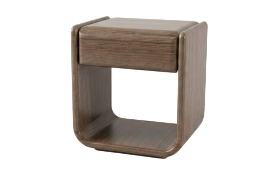 Mesita Noche 1 Cajon Estilo Moderno - Serie Koru