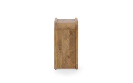 Mesita Noche 1 Cajon Madera Mango Natural - Serie Attle
