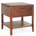 Mesita Noche 1 Cajon y Estante Estilo Colonial Serie Oporto