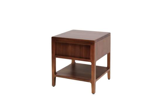 Mesita Noche 1 Cajon y Estante Estilo Colonial Serie Oporto