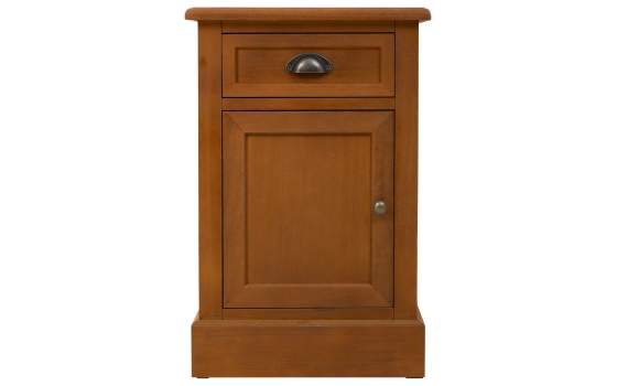 Mesita Noche Colonial 1 Cajon y 1 Puerta Serie Areast