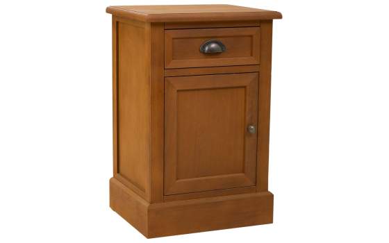 Mesita Noche Colonial 1 Cajon y 1 Puerta Serie Areast