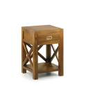 Mesita Noche Colonial Cruz 1 Cajon Serie Star